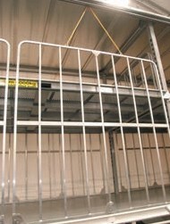 Photo of a hanging gate in a truck