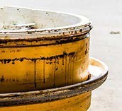 Photo of multi-piece split rim