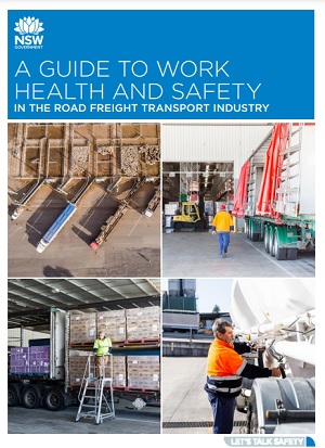Cover of guide to WHS in the Road Freight Transport Industry