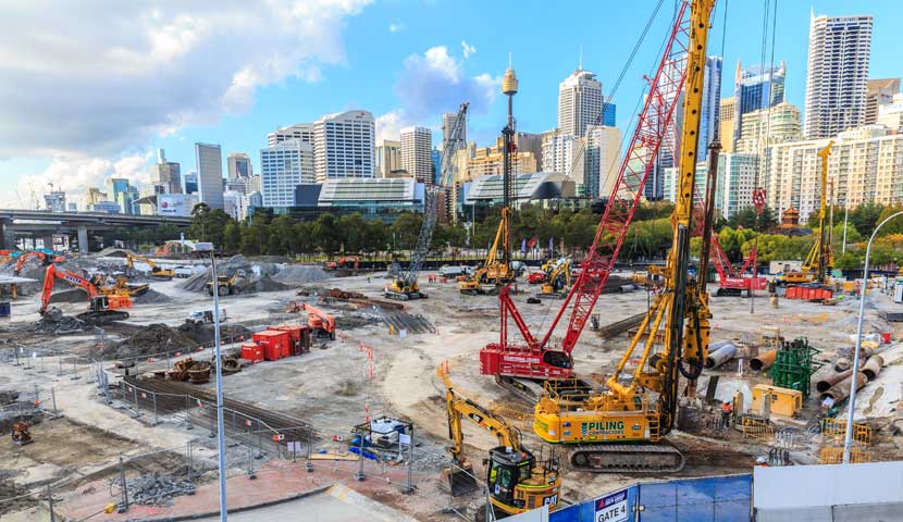 Sydney construction site