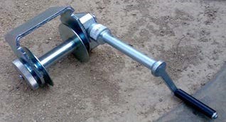 Photo of a geared winch