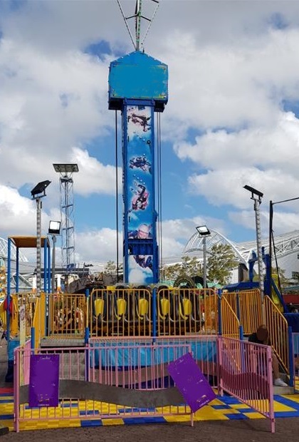 Image of amusement ride involved in incident