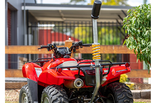 A quad bike fitted with a quad bar flexi