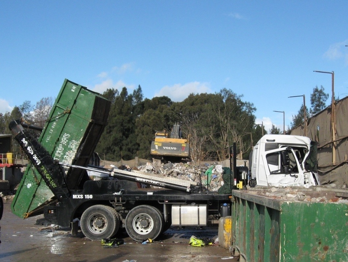 Photograph of the truck involved in the incident