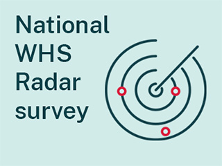 Icon of a dart bard and heading, National WHS Radar survey