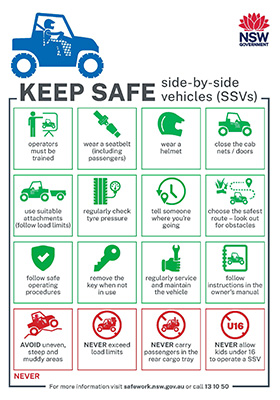 A picture of the keep safe poster